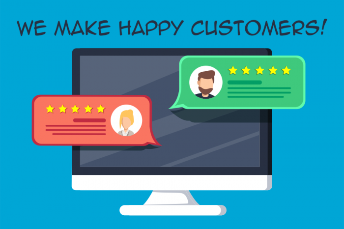 We Make Happy Customers